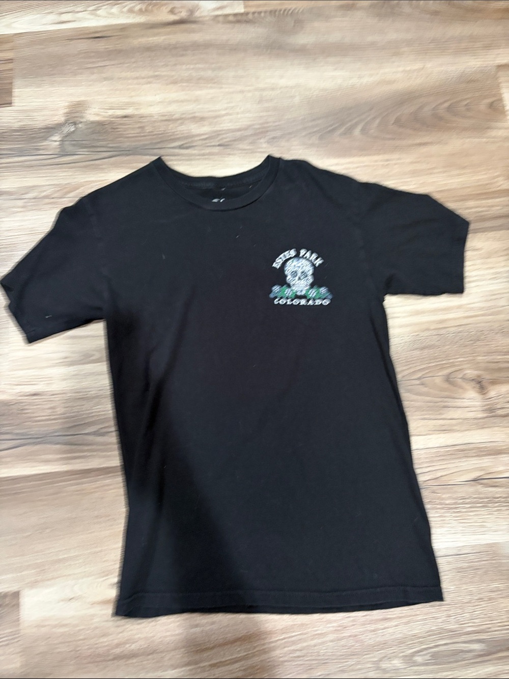 Blue 84 Black Short Sleeve Tee with Small Front Graphic